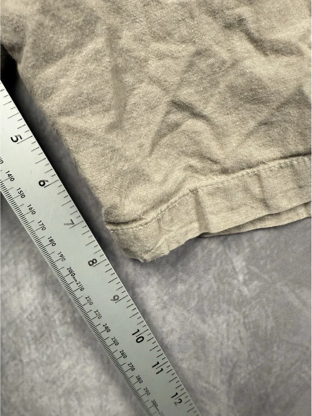 Banana Republic Shorts Mens 38 Beig Linen Cotton Aiden Lightweight Casual Summer